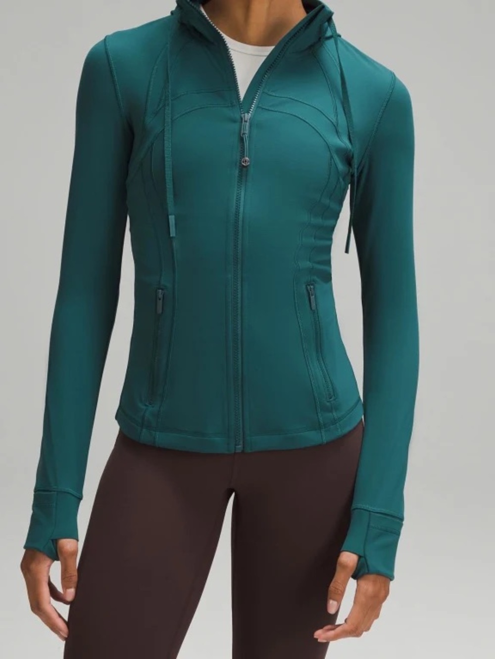Women's Teal Full-Zip Define Active Jacket